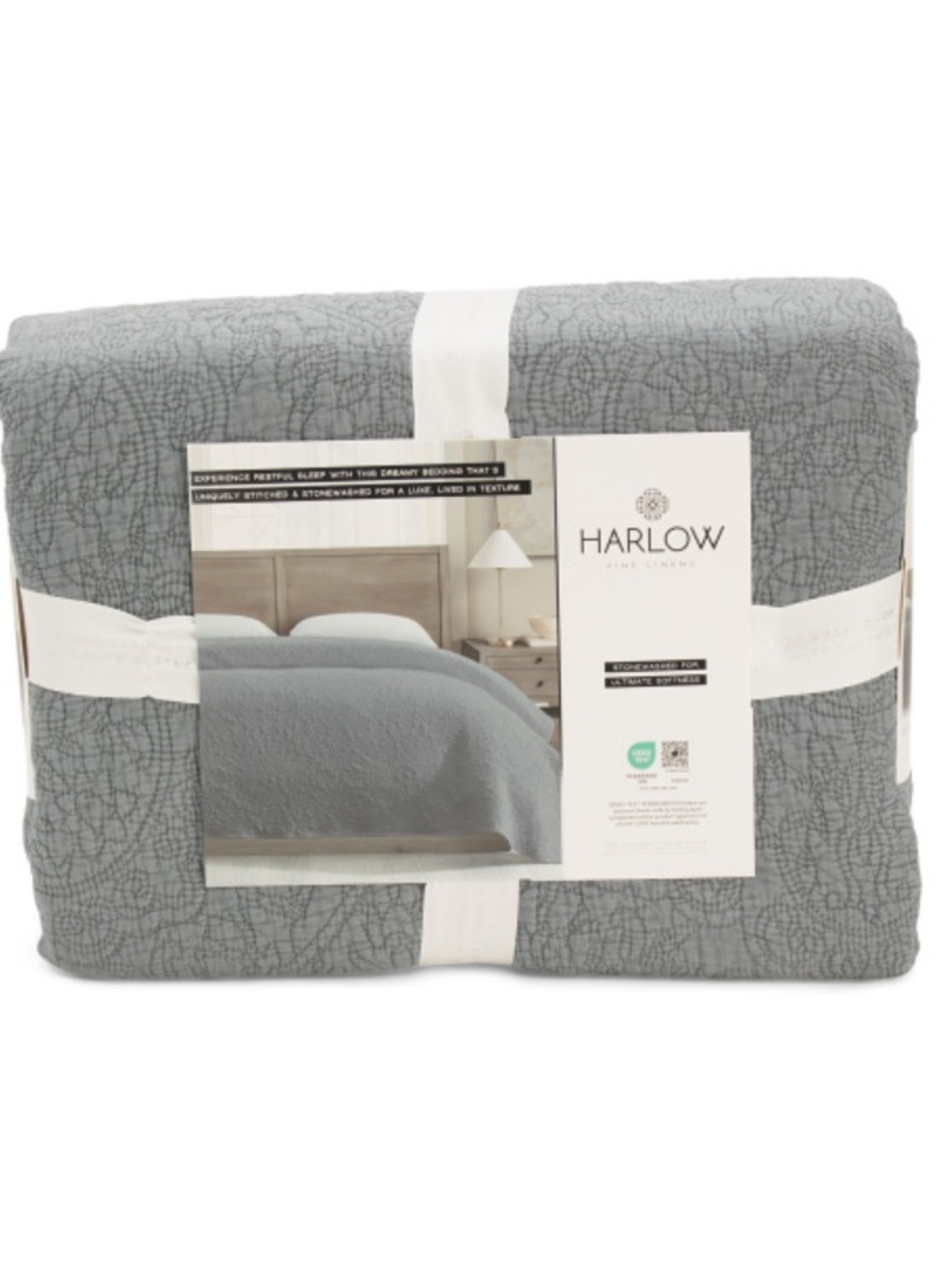 HARLOW Textured Embroidered Layering Quilt